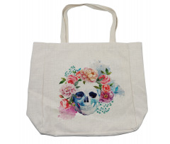 Floral Colorful Skeleton Shopping Bag