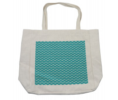 Snowflakes and Clouds Shopping Bag