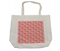 Roses and Little Hearts Shopping Bag