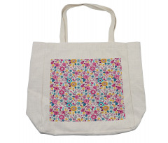 Flowers as Colorful Shopping Bag