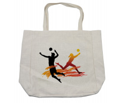 Male and Female Striking Shopping Bag