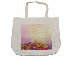 Pastel Ombre Meadow Shopping Bag