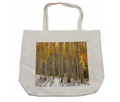 Aspen Tree Woods Scenery Shopping Bag