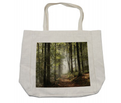 Mist Wilderness Mountain Shopping Bag