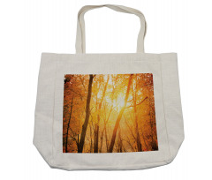 Autumn Forest Branches Shopping Bag