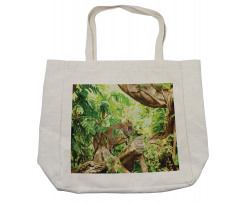 Tropic Wild Jungle Leaf Shopping Bag