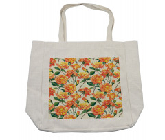 Old Bridal Vivid Bouquet Shopping Bag