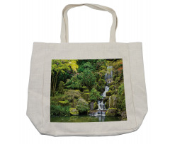 Trees Foliage Rock Garden Shopping Bag