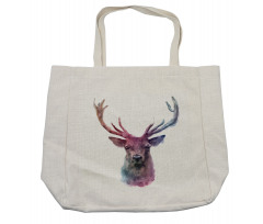 Antlers Wild Nature Shopping Bag