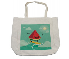 Watermelon on the Waves Shopping Bag