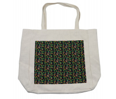 Flowers with Cacti Shopping Bag