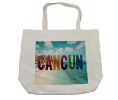 Colorful Big Lettering Summer Shopping Bag