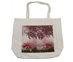 Dream Garden with Poppies Shopping Bag