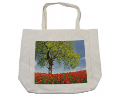 Spring Scenery Flowers Shopping Bag