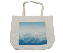 Peaceful Fluffy Clouds Shopping Bag