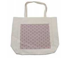 Nostalgic Leafy Motif Art Shopping Bag