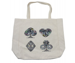 Heart Shaped Diamonds Shopping Bag