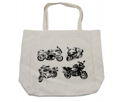 Motorbikes Shopping Bag