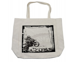 Motocross Racer Shopping Bag