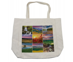 Summer Home Landscape Shopping Bag