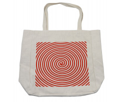 Spiral Concentrate Line Shopping Bag