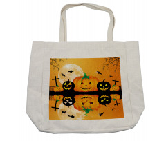 Scary Pumpkin Shopping Bag