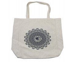 Vintage Tribal Mandala Shopping Bag