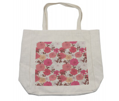 Bloom Bouquet Romance Shopping Bag