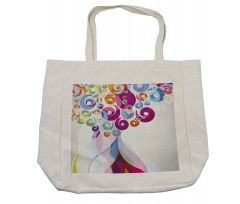 Colorful Flames Shopping Bag