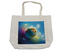 Cosmos Vibrant Scenery Shopping Bag