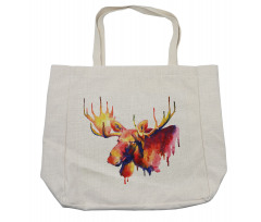 Psychedelic Watercolors Shopping Bag