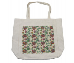 Colorful Flowers Shopping Bag