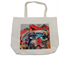 Grafitti Sketchy Paint Shopping Bag