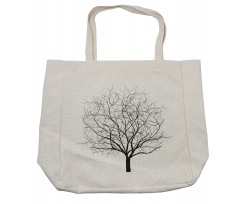 Old Withered Oak Leaf Shopping Bag