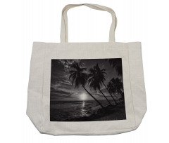 Horizon over Sea Picture Shopping Bag