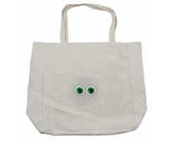 Eye Form Digital Picture Shopping Bag