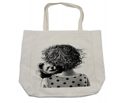 Teddy Bear Children Love Shopping Bag