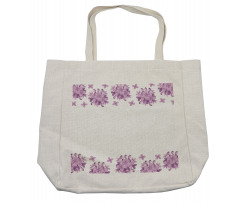 Romantic Lilac Garden Shopping Bag