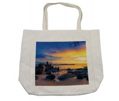 Horizon Sky Beach View Shopping Bag