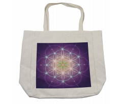 Sign of Cosmos Folk Shopping Bag