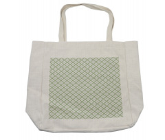 Retro Square Shapes Tile Shopping Bag