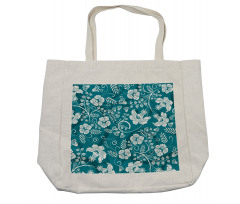 Floral Romantic Beams Shopping Bag