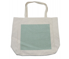 Sea Inspired Floral Shopping Bag