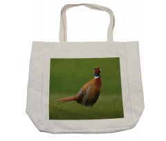 Pheasant Long Tail Meadow Shopping Bag