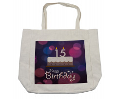 15 Birthday Cake Shopping Bag