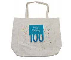 100 Years Birthday Shopping Bag