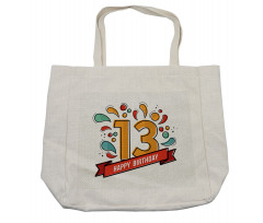 Line 13 Year Shopping Bag