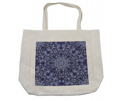 Chinese Style Floral Shopping Bag