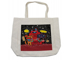 Monster Funny Characters Shopping Bag