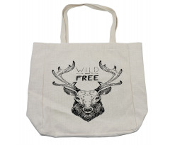 Deer Wild Free Shopping Bag